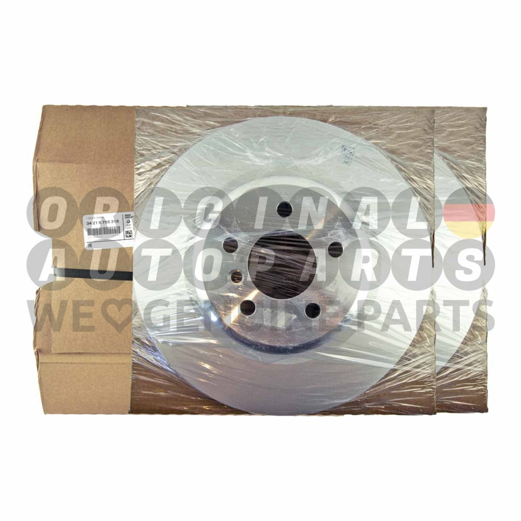 Genuine BMW M Performance Brake Disc Rotors Set rear left and right 385x24mm X5 E70 F15 X6 E71 F16 34216795318