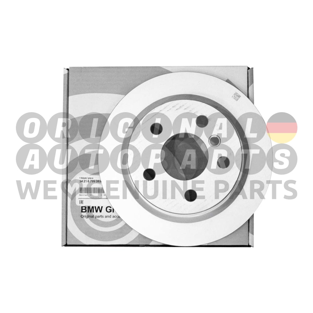 Genuine BMW MINI Brake Disc Rotor rear 259x10mm F55 F56 F57 34216799383