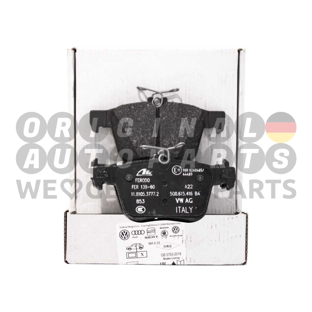 Genuine VW Audi BRAKE PADS SET rear Arteon Golf 7 Passat B8 Tiguan 2 Kodiaq 5G0698451A